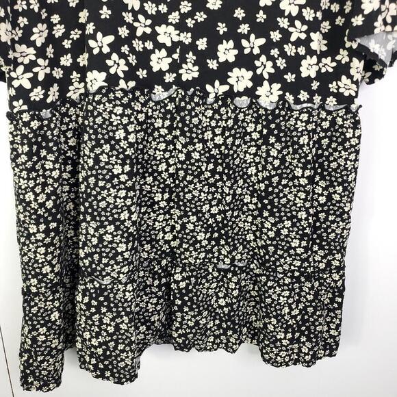 Maurices Top Womens XXL Kimono Pull On Daisy FLorals Spring Peplum Waist Casual - Picture 10 of 12